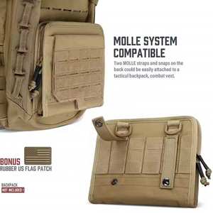 Pochette tactique Molle imperméable personnalisée en gros, sac à outils médical et cartographique EDC avec support OEM - Product Image 6