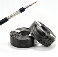 Cable Coaxial de Doble Trenzado con Protección Anti-Interferencia para Instalación de TV por Cable, Suministro de Fábrica