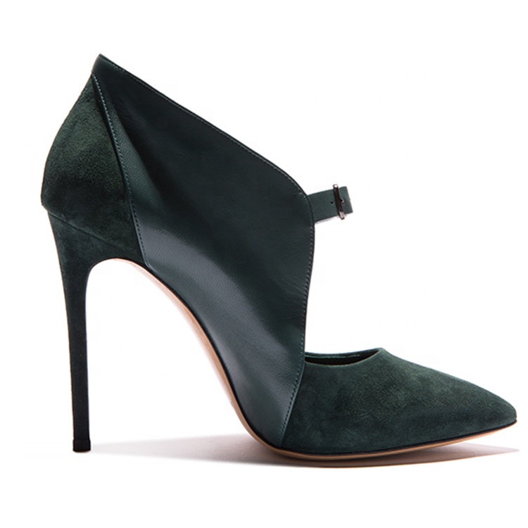 Женские туфли на высоком каблуке с острым носком
