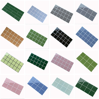 Vente flash : carreaux muraux en céramique pour salle de bain, 300x600 mm, blanc mat, surface en porcelaine, carreaux muraux en marbre macaron, couleur unie