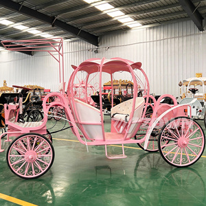 Carruajes de Caballos con Forma de Calabaza para Bodas, Carruaje Real para Princesa, Venta Directa de Fábrica, Carruaje de Boda en Venta - Product Image 1