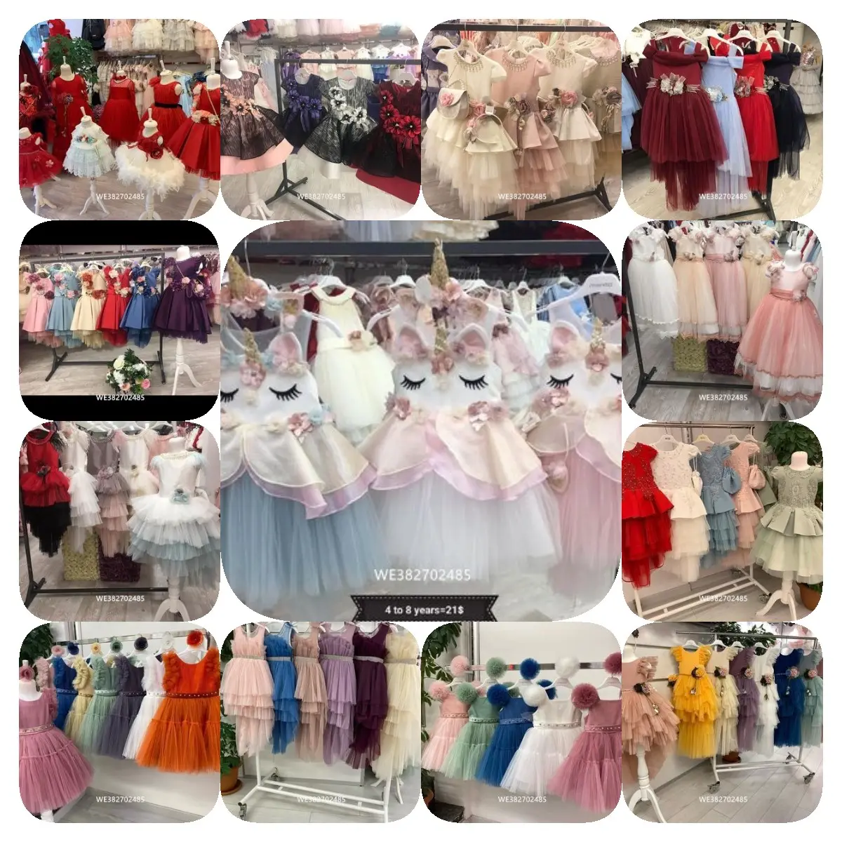2023 Baby Clothing Girl Wedding Dress Kids Birthday Party Princess Dresses Children Costume for Girls Dress