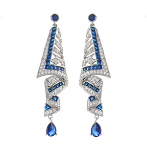 Boucles d'oreilles clous luxueuses et simples pour femmes, boucles d'oreilles tendance, bijoux uniques, vente en gros <span class=keywords><strong>Ooni</strong></span> pour femmes. - Product Image 5