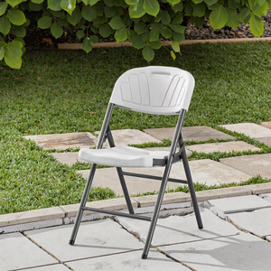<span class=keywords><strong>Sillas</strong></span> Plegables de Plástico HDPE para Exteriores, Económicas y en Oferta, Moldeadas por Soplado, Portátiles para Eventos y Banquetes - Product Image 1