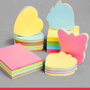 Bloc de Notas Adhesivas con Forma de Corazón Colorido para Estudiantes y Uso en la Oficina - Product Image 2