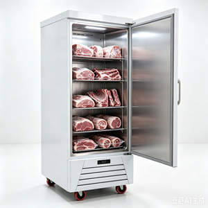 Réfrigérateur vertical commercial à porte simple robuste BLD1, construction en acier inoxydable de qualité alimentaire pour une durabilité exceptionnelle - Product Image 4