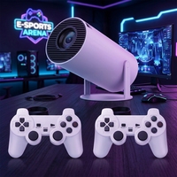 Projecteur de jeu portable JUNUO G1 H713 LED 720P compatible 4K avec 20000 jeux intégrés, 150 ANSI, 30-150 pouces, Android 11