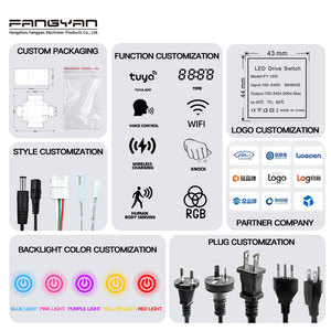 <span class=keywords><strong>Interruptor</strong></span> Táctil Capacitivo de 110V 220V para Espejo de Baño <span class=keywords><strong>LED</strong></span>, 12V 1A 12W, <span class=keywords><strong>con</strong></span> Atenuación, Venta de Fábrica al por Mayor - Product Image 5