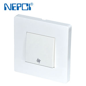 NEPCI 86x86mm Interrupteur à bascule mural de type plat XJY-<span class=keywords><strong>QB</strong></span>-<span class=keywords><strong>08</strong></span>-101 Interrupteur momentané mural encastré pour sonnette de porte électrique 250V/10A - Product Image 4