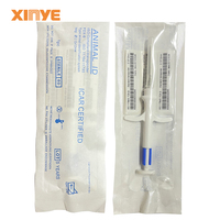2.12*12mm 134.2khz Fdx B Programmable RFID Microchip Seringue pour Chien Chat Bioglass Implantable Animal ID Tag Cartes De Contrôle D'accès