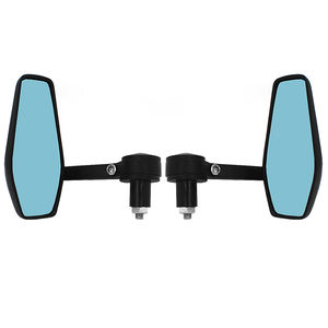 Rétroviseur <span class=keywords><strong>de</strong></span> <span class=keywords><strong>guidon</strong></span> <span class=keywords><strong>de</strong></span> moto rectangulaire, universel, 1 pouce ou 7/8 pouces, à l'arrière, pour KTM Ducati, livraison gratuite - Product Image 4