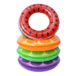 ドーナツアヒル透明ベビーフロートキャノピー付きスイムリングチューブアームバンドストライプインフレータブルプールフロート大人用イエローロゴ付き - Product Image 3