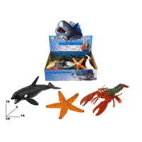 MAZZEO GIOCATTOLI Seabed World Animales Marinos, Juego de 12 Piezas, Juguete Educativo para Niños de 3+ Años