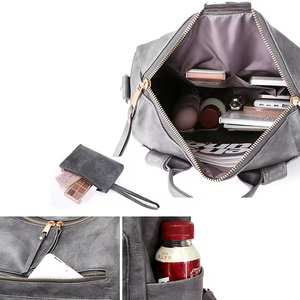 Sac à dos décontracté personnalisé pour femmes sac à dos pour femmes en PU respirant et imperméable à grande capacité sac à dos pour l'école - Product Image 5