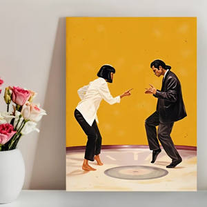 Peinture sur toile personnalisée <span class=keywords><strong>de</strong></span> grande taille pour couple dansant moderne, pour la vente en gros, art mural abstrait <span class=keywords><strong>de</strong></span> danse <span class=keywords><strong>de</strong></span> salon, décoration murale <span class=keywords><strong>de</strong></span> danseur - Product Image 3