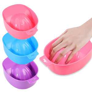 Bol de trempage des mains 3 couleurs, outil de nettoyage pour nail art, bassin de soin exfoliant pour peaux mortes, pour manucure, pédicure et traitement en salon - Product Image 2