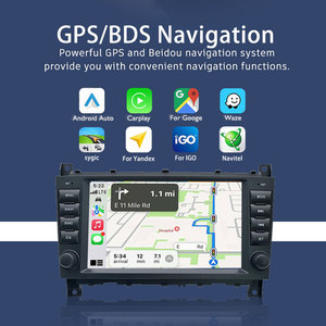 8 inch <span class=keywords><strong>Android</strong></span> 13 không dây Carplay GPS navigation Bảng điều khiển Mercedes Benz w203 C180 C200 B150 MP3 mô hình RAM 1 năm bảo hành - Product Image 5
