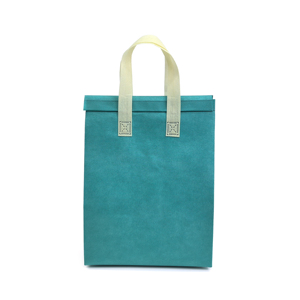 Custom Printed Recycled Non-Woven Thermal Tote Bag Insulated Cooler for Food Delivery Take-Out Cartoon for Cake Drinks Lunch - Product Image 3