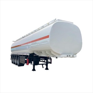 Remolque Cisterna de Combustible de 50M3, 4 Ejes, Semirremolque Cisterna de Combustible Diésel para Transporte de Combustibles Peligrosos y Mercancías Peligrosas - Product Image 1