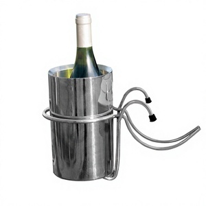 Refroidisseur de vin en acier seaux à bière pour les fêtes Acier inoxydable Métal Moderne Prix bon marché Refroidisseur de vin en acier inoxydable - Product Image 1