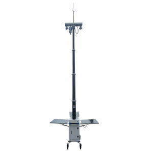 Fácil de usar Despliegue rápido Exterior Móvil Sentry 4G Wifi Gps Cctv Cámara Torre Seguridad Remolque - Product Image 4