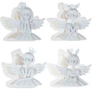 Early Riser 3D Linda princesa molde <span class=keywords><strong>de</strong></span> silicona para hacer bloques <span class=keywords><strong>de</strong></span> hielo moldes caramelo <span class=keywords><strong>Fondant</strong></span> Chocolates jabones pasteles gelatina velas hornear - Product Image 6