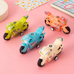 Pullback Motorcycle Toy For <b>Children</b> 4-6 Years Old Plastic Mini <b>Motorbike</b> With Numbers And Colors Kids Ride On Vehicle - Product Image 2