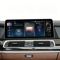 Transmisor FM de Audio Compatible con Android Auto y CarPlay, Pantalla Dividida, GPS Integrado, WiFi para BMW Serie 5 F07 2010-2017, Tablero