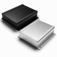 Boîtier de projet en aluminium pour électronique, étanche, boîtier métallique, boîtier CNC, boîtier de projet en aluminium à corps divisé