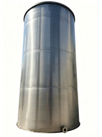 Réservoir de stockage vertical en acier inoxydable 316L pour lait/bière/eau/huile, cuve sous pression avec système extensible