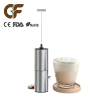 Mousseur à lait automatique portable mini avec logo personnalisé, nouveau design, boîte pour la préparation de mousse de lait et de café