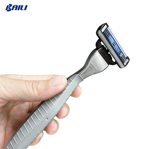 Maquinilla de Afeitar Baili de Tres Cuchillas para Depilación y Afeitado, con 5 Recambios de Cuchillas y Cartuchos Reemplazables - Product Image 6