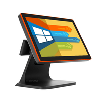 15.6 pouces 2 lignes VFD POS machine meilleur POS terminal EPOS Équipement pour petites détail