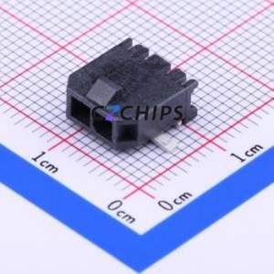 436500212 Wire-to-Board Pin Header SMD,P=3mm,Horizontal Mount Connector 1x2P 3mm Horizontal Mount Micro-Fit (MX 3.0) - Product Image 2