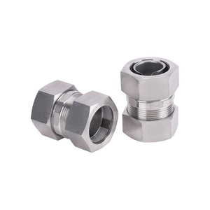 Stainless Steel Cable Gland PG Thread IP65 Waterproof Connector For Plastic Coated Conduit - Product Image 1