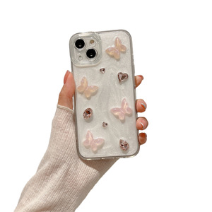 Custodia per telefono in TPU con strass cristallino glitterato per iPhone 11 12 13 14 15 - Product Image 6