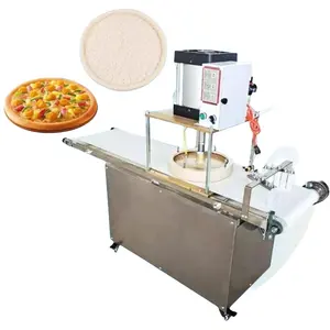 Mesin bertatahkan pizza 2024 mesin dasar pizza Industri garis produksi pizza otomatis sepenuhnya dijual