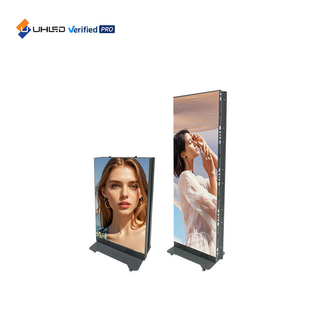 UHLED LED Display P1.86 Digital Foldable LED Display Portable Indoor Led Poster Stand Banner Display Pantalla LED Screen