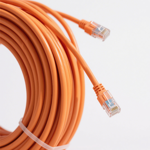 DENIXI ODM OEM Servicio <span class=keywords><strong>Cable</strong></span> de red naranja <span class=keywords><strong>CAT5E</strong></span> 24AWG CCA <span class=keywords><strong>Cable</strong></span> Ethernet <span class=keywords><strong>Cable</strong></span> Lan de paso de prueba con precio favorable - Product Image 1