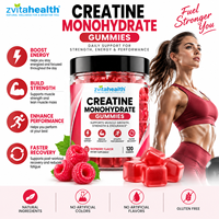 Gummies énergétiques à la créatine monohydrate pour adultes, marque privée, service OEM