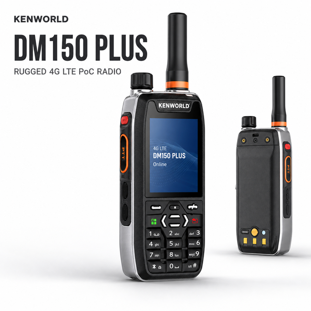DM150-PLUS 4G LTE Walkie Talkie PoC Network Radio Long Range SIM Card Two Way Radio Full Netcom Portable Radio