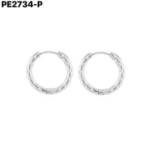 Pendientes de Aro de Moda 2.5*8, Modelo PE2734 para Mujer, Joyería de Alta Calidad - Product Image 1