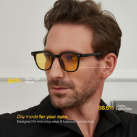 Lunettes anti-lumière bleue Finewell 3612 en gros, verres rouges, aide au sommeil, pour hommes et femmes, pour jeux sur ordinateur, logo personnalisé