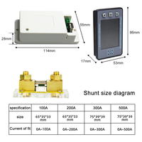 DC 0 ~ 500V numérique sans fil tension mètre détecteur batterie solaire charge coulomètre LCD ampèremètre voltmètre moniteur de puissance VAC8710F