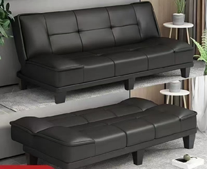 Futón Acolchado de Diseño Moderno y Alta Calidad, Plegable, Pequeño, de Dos o Tres Plazas, Sofá Cama - Product Image 1