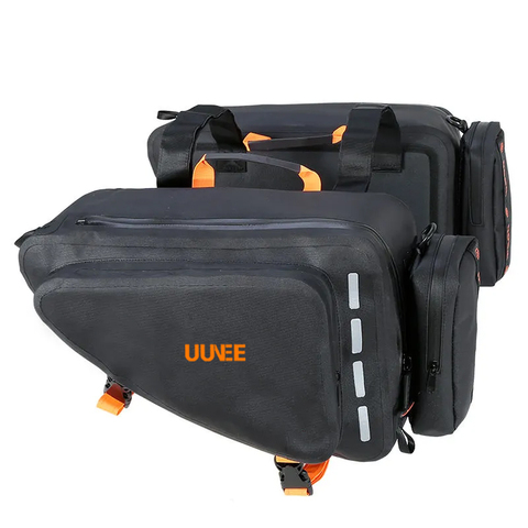 Custom Waterproof Motorcycle for Outdoor Riding With Double Saddle Rear Bags