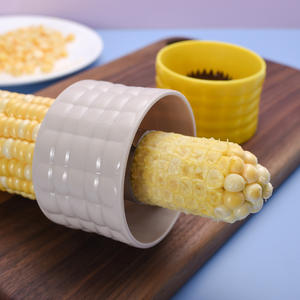 Fabrik-Großhandel Tragbarer Manueller Haushalts-Messerkopf-Maisentkerner und -Reibe aus Edelstahl mit Lebensmittelechtem PP-Kunststoff - Product Image 4