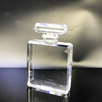 Trophée de récompense en cristal K9 de qualité supérieure, design unique en forme de bouteille, logo personnalisé, coopération commerciale