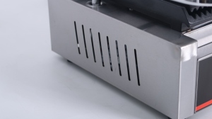 Parrilla Eléctrica Individual para Panini y Hamburguesas, Plancha de Contacto Antiadherente de Acero Inoxidable para Tiendas de Comida y Restaurantes - Product Image 6