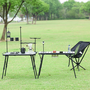 Wholesale Outdoor Multifunctional Light Weight Hight <b>Adjustable</b> Portable <b>Folding</b> Aluminium Alloy Picnic Camping IGT <b>Table</b> - Product Image 4